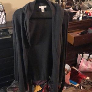 Gray cardigan